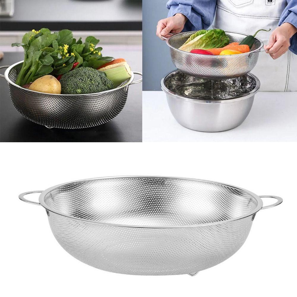 Дуршлаг для раковины, сетчатый дуршлаг, ручки, сетчатые корзины, новый сетчатый дуршлаг 16.5cm