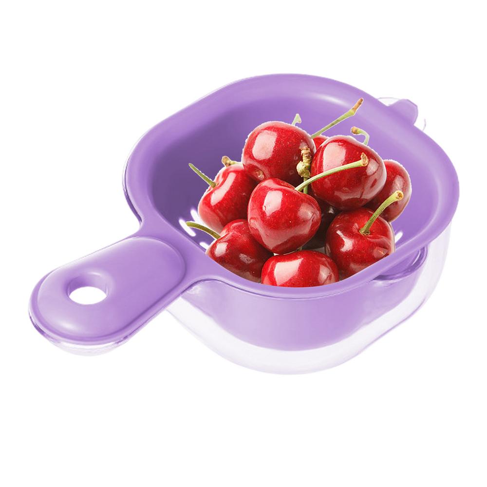 Дуршлаг для мытья овощей Многофункциональный дуршлаг для овощей Ягодный тазик Двухслойный дуршлаг для овощей Портативный кухонный дуршлаг